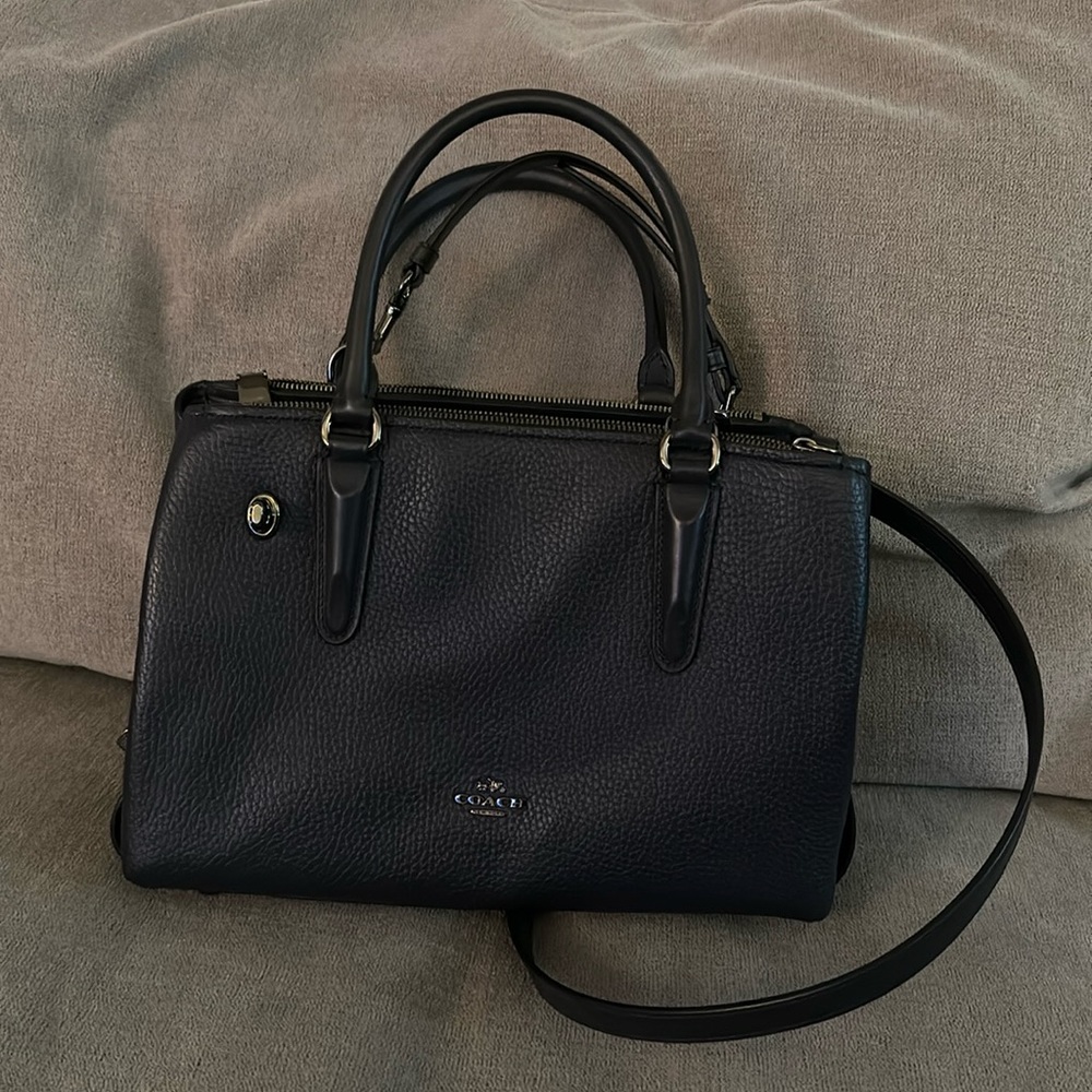 Coach Brooklyn Caryall Bag - Navy